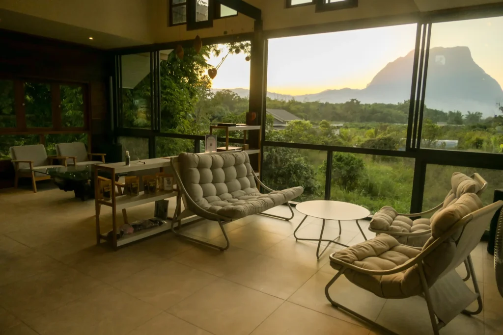 Inside relax and co working area