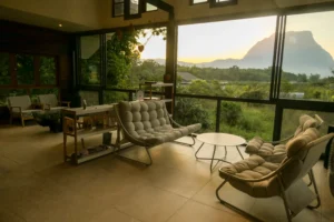 Inside relax and co working area